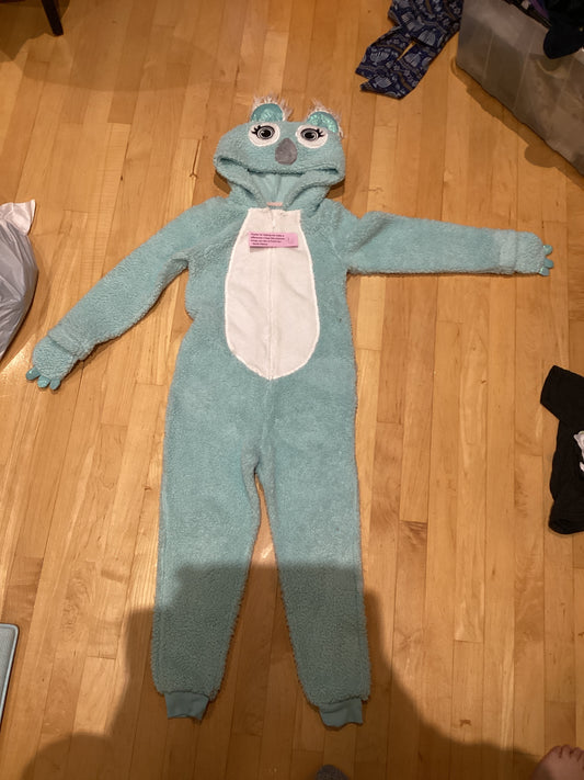 Blue Koala onesie costume (7-8) Item #96