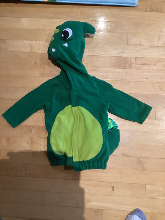 Lizard hoodie costume- (2-4) Item #91